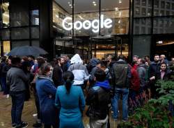 کارمندان گوگل دست از کار کشیدند