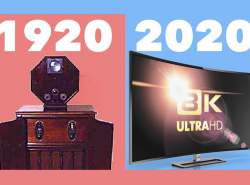 سیر تکاملی تلویزیون، از آغاز تا به امروز؛ 2020-1920 (ویدیو)