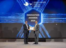 شرکت ملی پست ایران، جایزه نوآوری اتحادیه پستی آسیا-اقیانوسیه در سال ۲۰۲۵ را دریافت کرد شرکت ملی پست ایران، جایزه نوآوری اتحادیه پستی آسیا-اقیانوسیه در سال ۲۰۲۵ را دریافت کرد